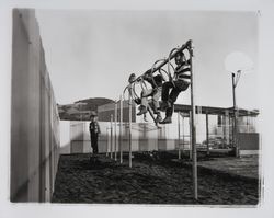 Children's play area at El Portal Mobile Estates, Santa Rosa, California, 1965