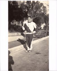 Saint Vincent's Academy basketball team coach Art Spolini, Petaluma, California , January 14, 1932