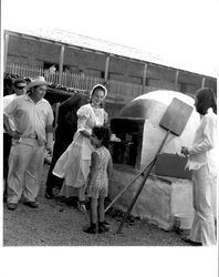 Baking bread at the Old Adobe Fiesta, Petaluma, California, 1962-1965