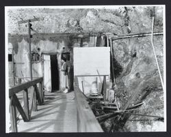 Old geothermal power plant at The Geysers, 1966