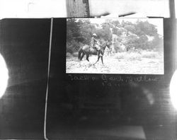 Jack London on his horse "Gert"