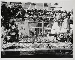 Fruit decorated float