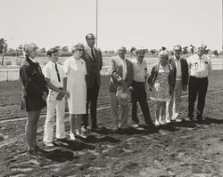 Annette Lawson and others at the Sonoma County Fair, Santa Rosa, California, 1973