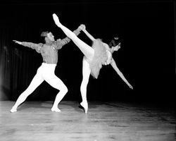 Ronald Trank and Deborah Schweitert, ballet dancers