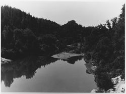 Sunset Beach on the Russian River near Hacienda, California