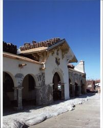 Exterior views of the Petaluma Northwestern Pacific Railroad Depot , Petaluma, California, Oct. 9, 2003