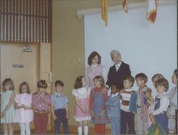 Children of Two Rock School with Helen Putnam, Petaluma, California, 1979