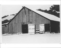 Barn at Matanzas Creek Winery in Bennett Valley, Santa Rosa, California, 1983