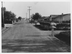 Looking north on the 1200 block of Clover Drive, Santa Rosa, California, July 5, 1968