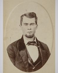 Portrait of an unidentified young man taken in San Francisco, California in the 1870s