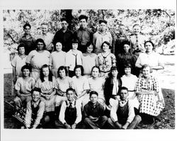 Seventh grade class at Geyserville Grammar School