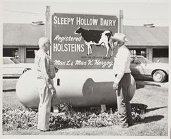 Sleepy Hollow Dairy, Dairy of the Year, 1974, 7689 Lakeville Highway, Petaluma, California