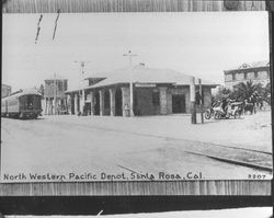 Northwestern Pacific depot, Santa Rosa, Cal