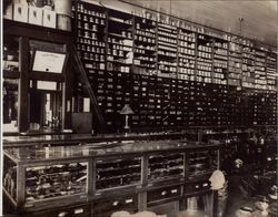 Interior view of Tomasini Hardware, Petaluma, California, about 1925