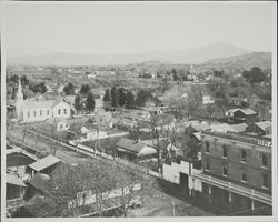 Looking east across Third Street from Main Street