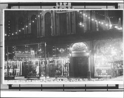 I.O.O.F. Bldg. at Night, Petaluma, Cal. July 4, 1910