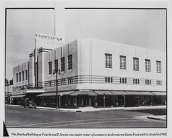 Finished building at Fourth and D Streets was a major center of commerce in downtown Santa Rosa until it closed in 1988