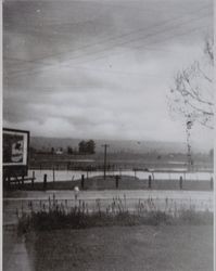 Petaluma River at high water, Petaluma, California, 1940