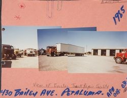 View of existing truck repair facility, 430 Bailey Ave., Petaluma