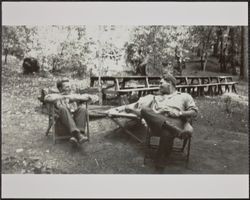 Redwood Rangers at Nin Guidotti's camp, Cazadero, California, May 17, 1946