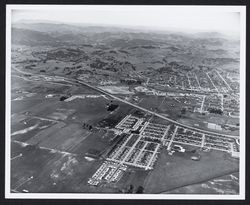 Aerial view of Petaluma