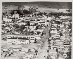 View of Petaluma looking east, Petaluma, California, 1934?