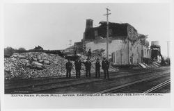 Santa Rosa Flour Mill after Earthquake, April 18th, 1906