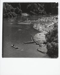 Beach at Guerneville, California, 1978