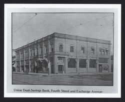 Union Trust-Savings Bank, Fourth Street and Exchange Avenue