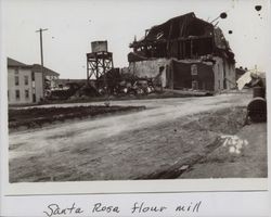 Earthquake destruction in Santa Rosa, California, April 18, 1906