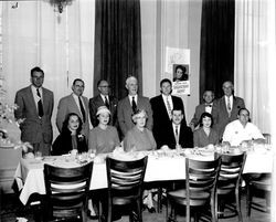 Salvation Army supporters at a banquet