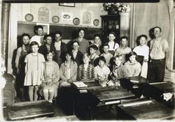 Lakeville School class photograph, Petaluma, California, 1930