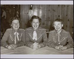 Installation of Redwood Rangers officers at Gori's Tavern on Main Street, Guerneville, California, 1953