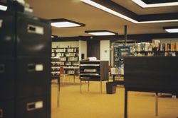 Sebastopol Library interior, Sebastopol, Calif., June 1979