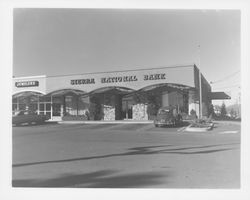 Unidentified branch of Sierra National Bank, about 1965