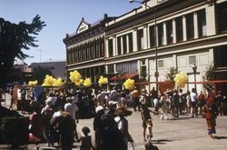 California Cooperative Creamery's 80th anniversary party held in downtown Petaluma, July 17, 1991