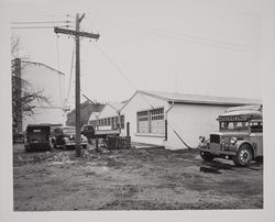 Behind the Greyhound Bus depot, Santa Rosa