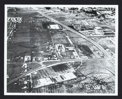 Aerial view of Coddingtown under construction