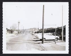 Looking north on Farmers Lane at Sonoma Avenue