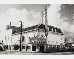 California Theatre, Petaluma, California, about 1954