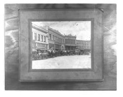 Trucks on Main Street, Petaluma, California, 1913