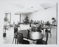 Dining room at Arroyo Vista convalescent hospital, Santa Rosa, California, 1970