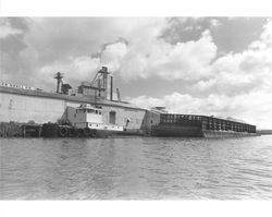 View of Pioneer Shell Company from the river