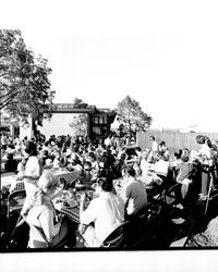 Exchange Bank employees at a picnic