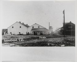 Sebastopol Winery on Santa Rosa Avenue opposite the Northwestern depot