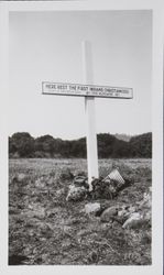 Burial ground of the Indians given a Christian burial by the Russians 1811-1841