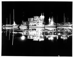 Farrell home at night, Petaluma, California, 1978