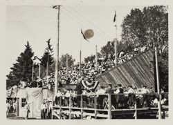 Original racetrack at the Sonoma County Fair, Santa Rosa, California, 1936