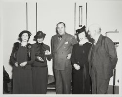 Robert Ripley, posing with several Santa Rosans