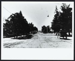 West Street, looking north, Cloverdale, California, 1920?